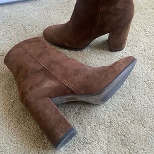 Jonak Paris Square Heeled Suede Boots EU 40/US 9